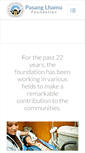 Mobile Screenshot of pasanglhamufoundation.org